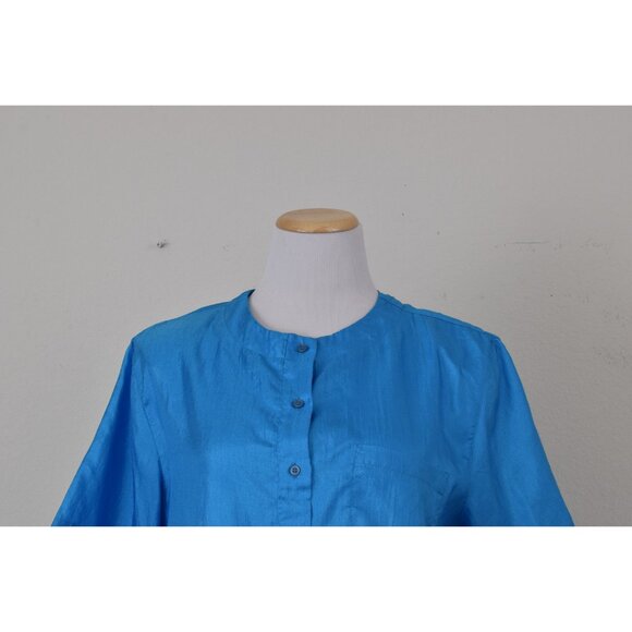 Vintage 80s Pullover Polyester Blouse size‎ M - Picture 10 of 10